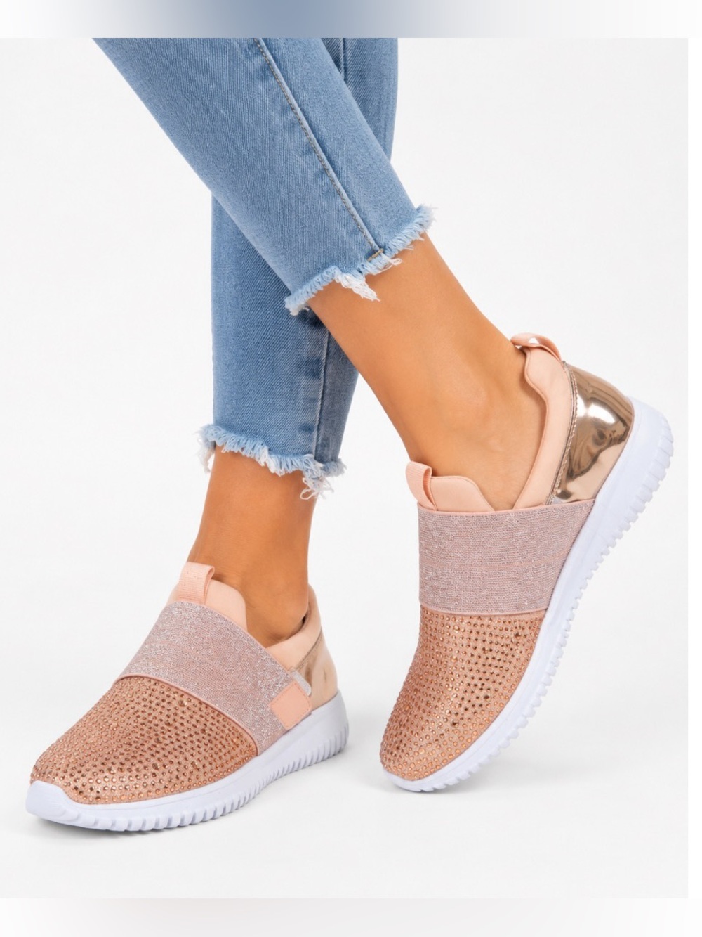Avanti rose gold sneaker